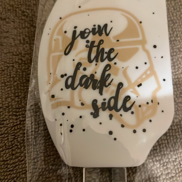 Two Star Wars spatulas “Star Wars” and “join the dark side” 1 black 1 white New - Picture 5 of 5